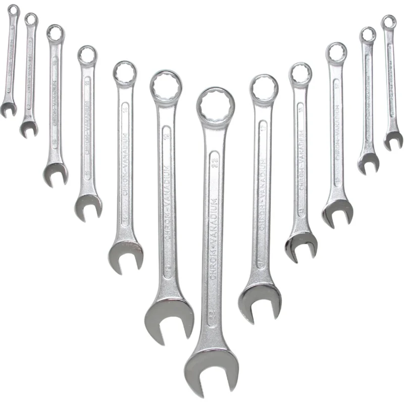 Zertifiziert Maul-Ringschlüssel-Satz | SW 6 - 22 mm | 12-tlg.