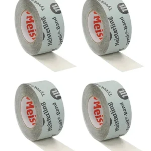 Zertifiziert Meisterling Tyvek Band 60 mm x 25 m 4 Stk. ( 4x 006300000210 ) reißfestes Tyvek Spinnvlies