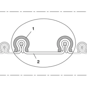 Zertifiziert NORRES Absaug- und Gebläseschlauch CP VITON® 459 EC Innen-Ø 500 mm ( 4501401318 )