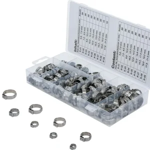 Edelstahl-Schlauchklemmen-Sortiment, 170-tlg. Schneller Versand