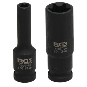 Preisknaller Kraft-E-Profil-Steckschlüssel-Einsatz, 12,5 (1/2), tief, E10 – E24