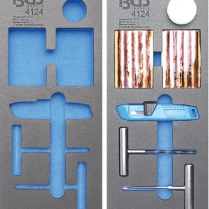 1/3 Werkstattwageneinlage: Reifen-Reparaturset, 54-tlg. (leer und gefüllt) Geprüft