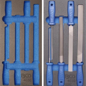 Neue Kollektion 1/3 Werkstattwageneinlage: Feilensatz, 5-tlg. (leer und gefüllt)