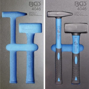 Online Kaufen 1/3 Werkstattwageneinlage: Schlosserhammer 300g und Fäustel 1000g, 2-tlg. (leer und gefüllt)