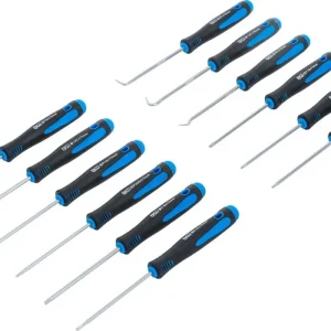 Zertifiziert Schraubendreher und Haken Set Feinmechaniker 12 tlg.