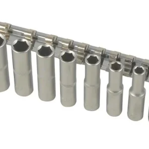 Zoll Werkzeug Steckschlüsseleinsatz Langnüsse3/8″ Satz 9 tlg. Versand Am Gleichen Tag