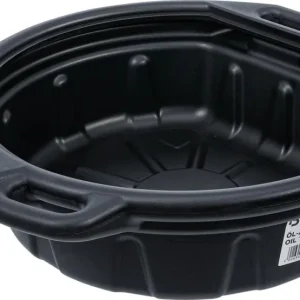 Zertifiziert Öl-Auffangwanne mit Ausgießer | 8 l | HDPE | Ø 400 x 125 mm | bis 60°C