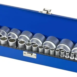 Zoll Werkzeug Steckschlüsseleinsätze1/4″ und 1/2″ Antrieb Set 24 tlg. Neue Kollektion