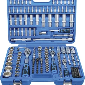 Zertifiziert Ratschen Steckschlüssel Satz 192-tlg. Sechskant 6,3 mm (1/4") / 10 mm (3/8") / 12,5 mm (1/2")